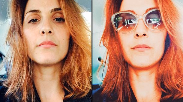 El nuevo look de Julieta Díaz en su regreso a la televisión: de morocha a colorada
