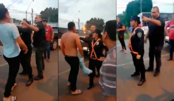 Chilavert se peleó en plena ruta con un colectivero: golpes, insultos y una policía agredida