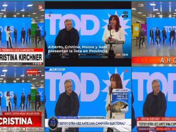 El acto lanzamiento del Frente de Todos, en cadena nacional