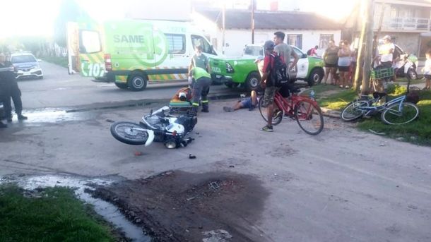 Berisso: un policía alcoholizado atropelló a dos personas. Gentileza 0221.com.ar