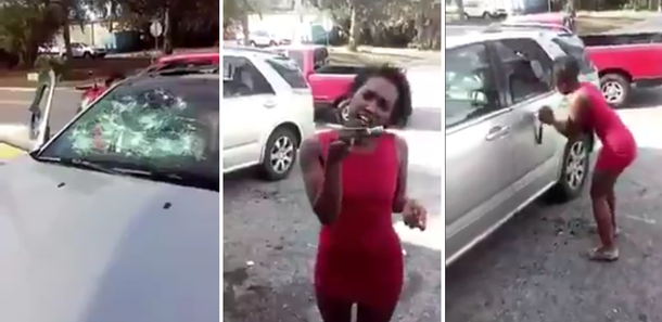 Se enteró que la engañó y le destruyó el auto con un martillo