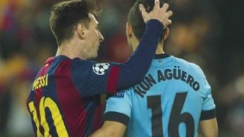 agüero sigue sin poder ganarle a su amigo messi agüero sigue sin poder ganarle a su amigo messi