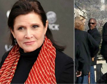 Los restos de Carrie Fisher