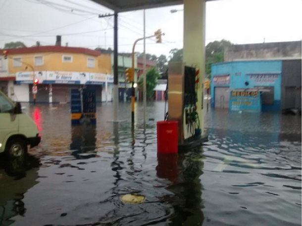 Las fotos del temporal en provincia y Capital