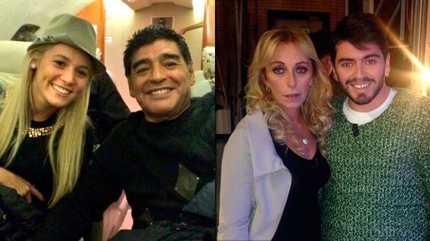 El Diez y su novia podrían mantener un encuentro con la madre de Diego Jr