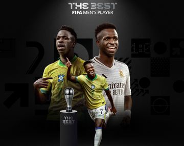 Vinicius Jr. ganó el premio The Best a mejor jugador del mundo