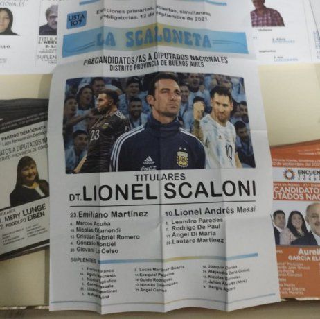 La boleta de la Scaloneta que es viral