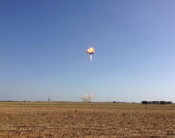 Un cohete explotó después de su despegue: mirá el video