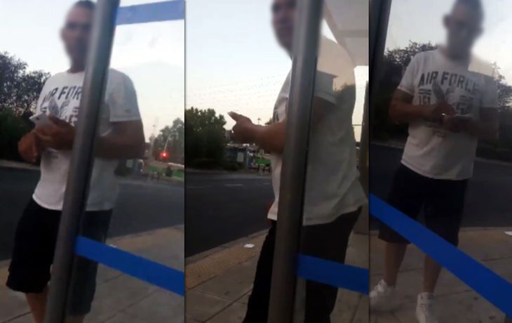 Una chica escrachó al hombre que la acosaba: Todas las mañanas igual, hdp