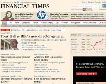 El Financial Times advierte por un nuevo default en Argentina