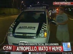 aparecio el conductor que atropello a una persona en la autopista lugones aparecio el conductor que atropello a una persona en la autopista lugones
