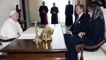Reunión del Papa con los reyes de Holanda Reunión del Papa con los reyes de Holanda