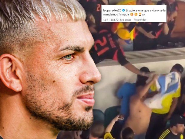 La picante respuesta de Leandro Paredes al amigo de Maluma que quiso robar una camiseta