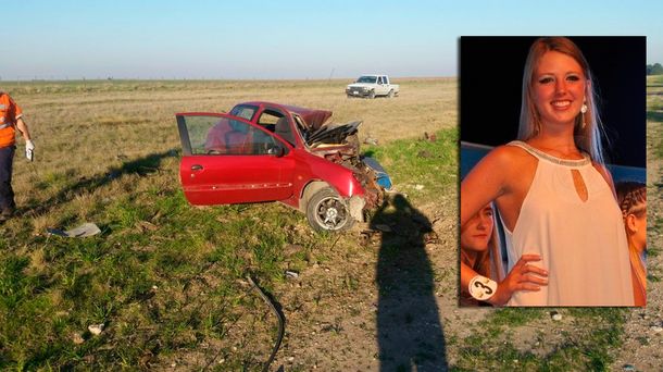 Murió una reina de belleza en un violento choque en Bahía Blanca
