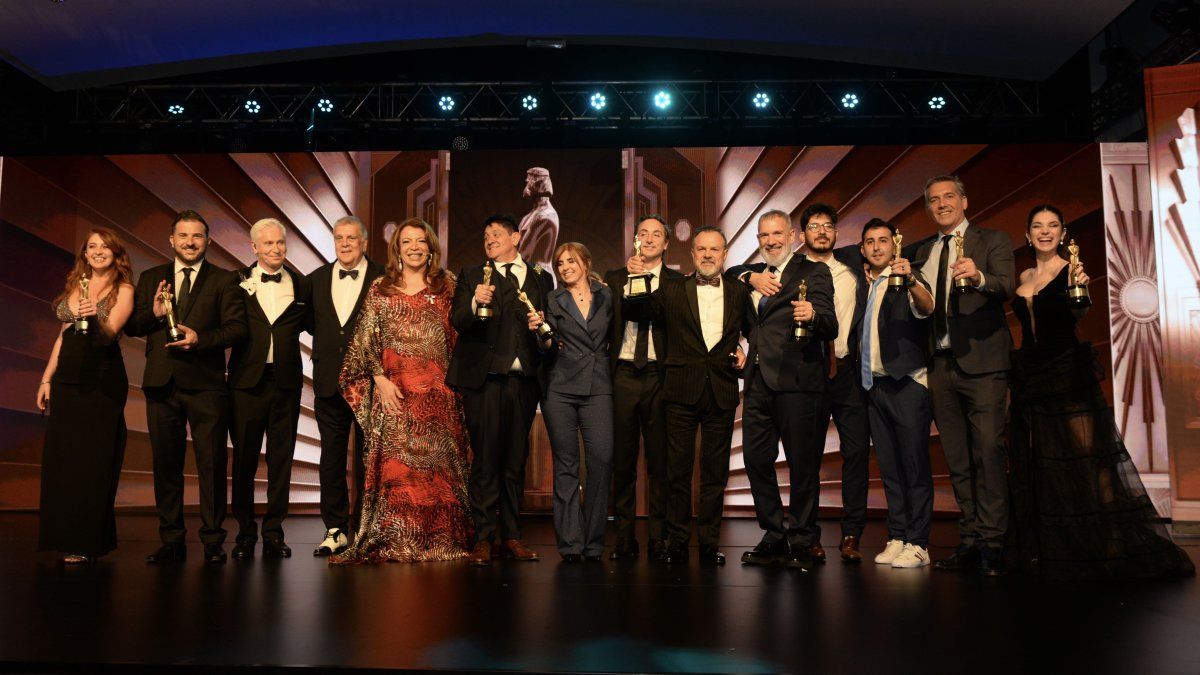 C5N en los Premios Martín Fierro de Cable 2025. Foto: Carlos Ventura.