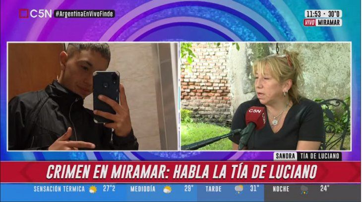 La tía de Luciano Olivera contó que a su sobrino la policía lo molestaba y hostigaba en la calle