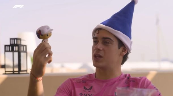 Secret Santa en la Fórmula 1: qué regaló y qué recibió Franco Colapinto este año
