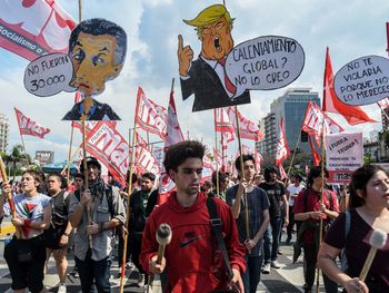Marcha contra el G20 en Buenos Aires