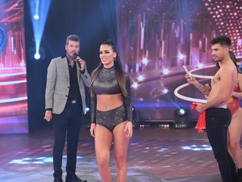 Rocío Robles, Marcelo Tinelli y Tyago Griffo