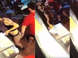 La manosearon y afrontó al acosador