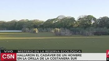 Un cadáver fue hallado en la Reserva Ecológica. Un cadáver fue hallado en la Reserva Ecológica.