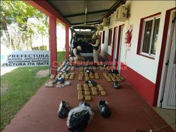 Prefectura incautó más de 150 kilos de marihuana