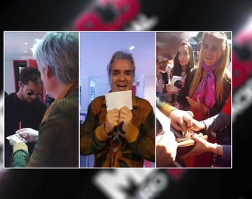 Pettinato subastó autógrafo de su nuevo ídolo