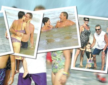 Las vacaciones de Pamela David: familia y mimos