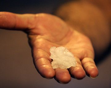 Podría caer granizo en el centro del país