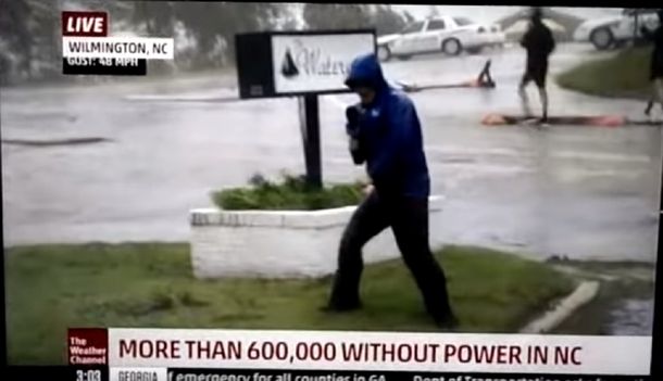 El reportero sobreactuó un poco la situación