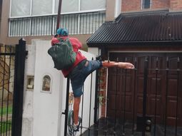 San Isidro: quiso entrar a robar en una casa y quedó clavado en la reja