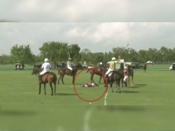 Estados Unidos: el hijo de una de las Trillizas de Oro sufrió un accidente jugando al polo