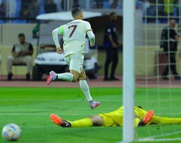 Cristiano marcó un doblete para el Al Nassr: Agustín Rossi jugó 8 minutos