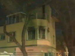 incendio en un edificio de parque patricios: fueron asistidas dos personas