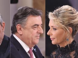 Nelson Castro, Mario Negri y Evelyn&nbsp;Van Brocke