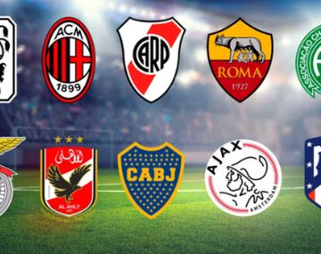 Los escudos de 4 equipos argentinos están entre los 100 mejores del mundo