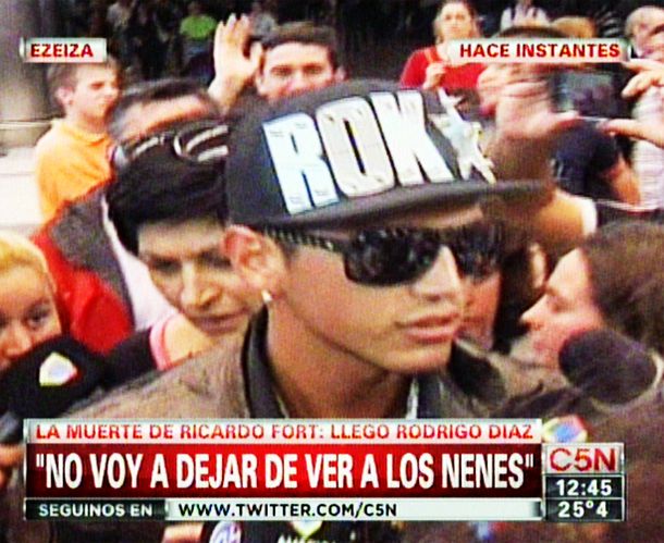 Así fue la llegada a Ezeiza de Rodrigo Díaz desde Miami