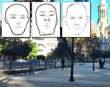 Los identikit del asesino de Palermo