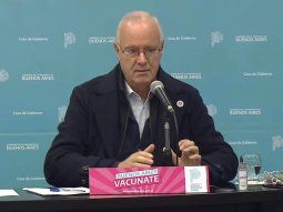 Gollan destacó descenso de contagios y que en la Provincia avanza fuertemente la vacunación