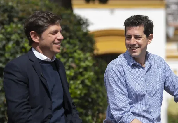 Axel Kicillof con Wado de Pedro