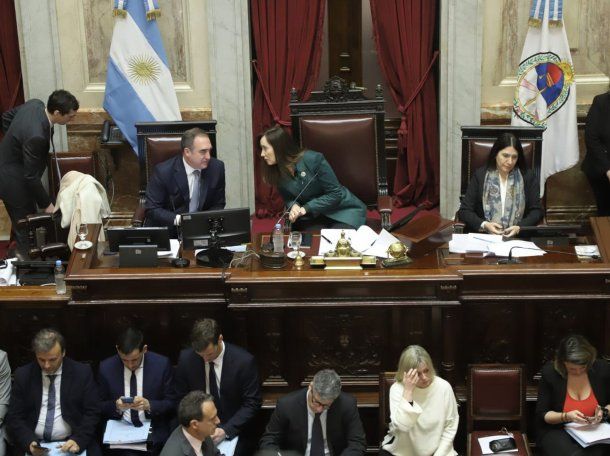 La sesión especial del Senado por el aumento de las dietas en fotos