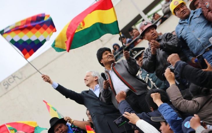 Crédito:&nbsp;@evoespueblo