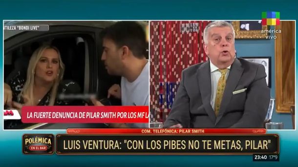 Luis Ventura y Pilar Smith protagonizaron un tenso cruce en vivo por el Martín Fierro Latino