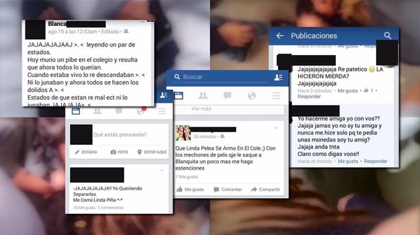 Alumnos le dan una paliza a una compañera y suben la agresión a Facebook