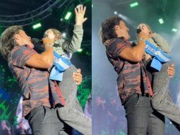 Diego Torres, con una fan que padece cáncer.