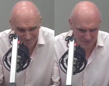 José Luis Espert llorando.