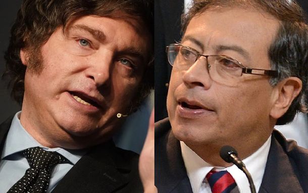 Javier Milei, presidente argentino / Gustavo Petro, presidente de Colombia. Javier Milei, presidente argentino / Gustavo Petro, presidente de Colombia.