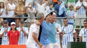 Carlos Berlocq y Leo Mayer ganaron el dobles ante Italia Carlos Berlocq y Leo Mayer ganaron el dobles ante Italia