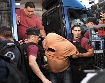 Así entró a indagatoria Angelotti