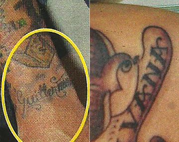 Sebastián Ortega cambia de tatuaje tanto como de mujer